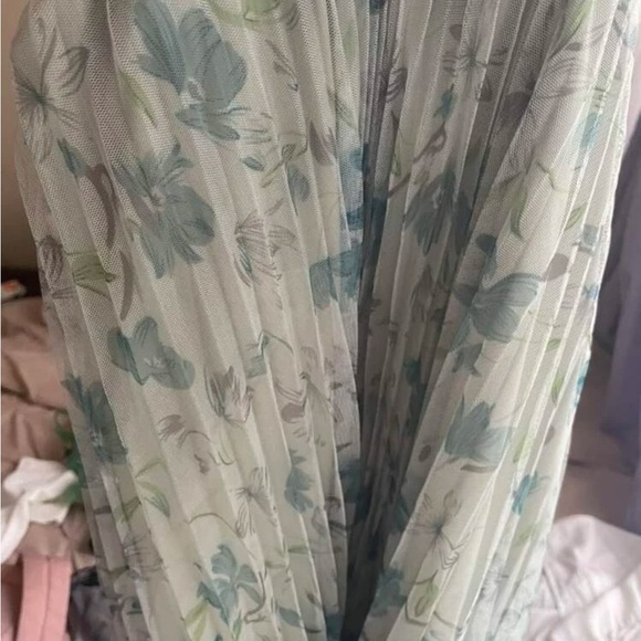 Pleated floral maxi skirt 27/28 - Picture 4 of 5